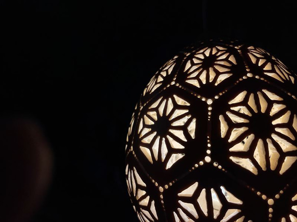 ひょうたんランプ《麻六角ドーム》 12枚目の画像