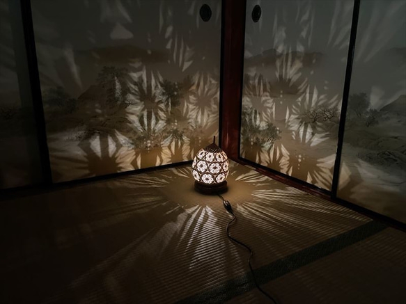 ひょうたんランプ《麻六角ドーム》 2枚目の画像