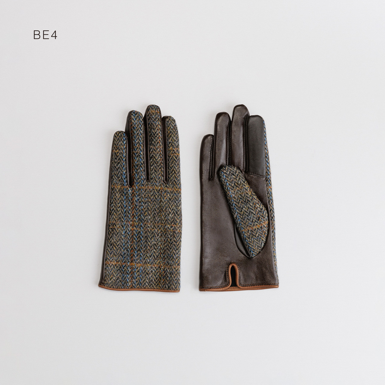 Harris Tweed グローブ/スクワラン加工・抗菌機能/タッチパネル対応【WOMEN】