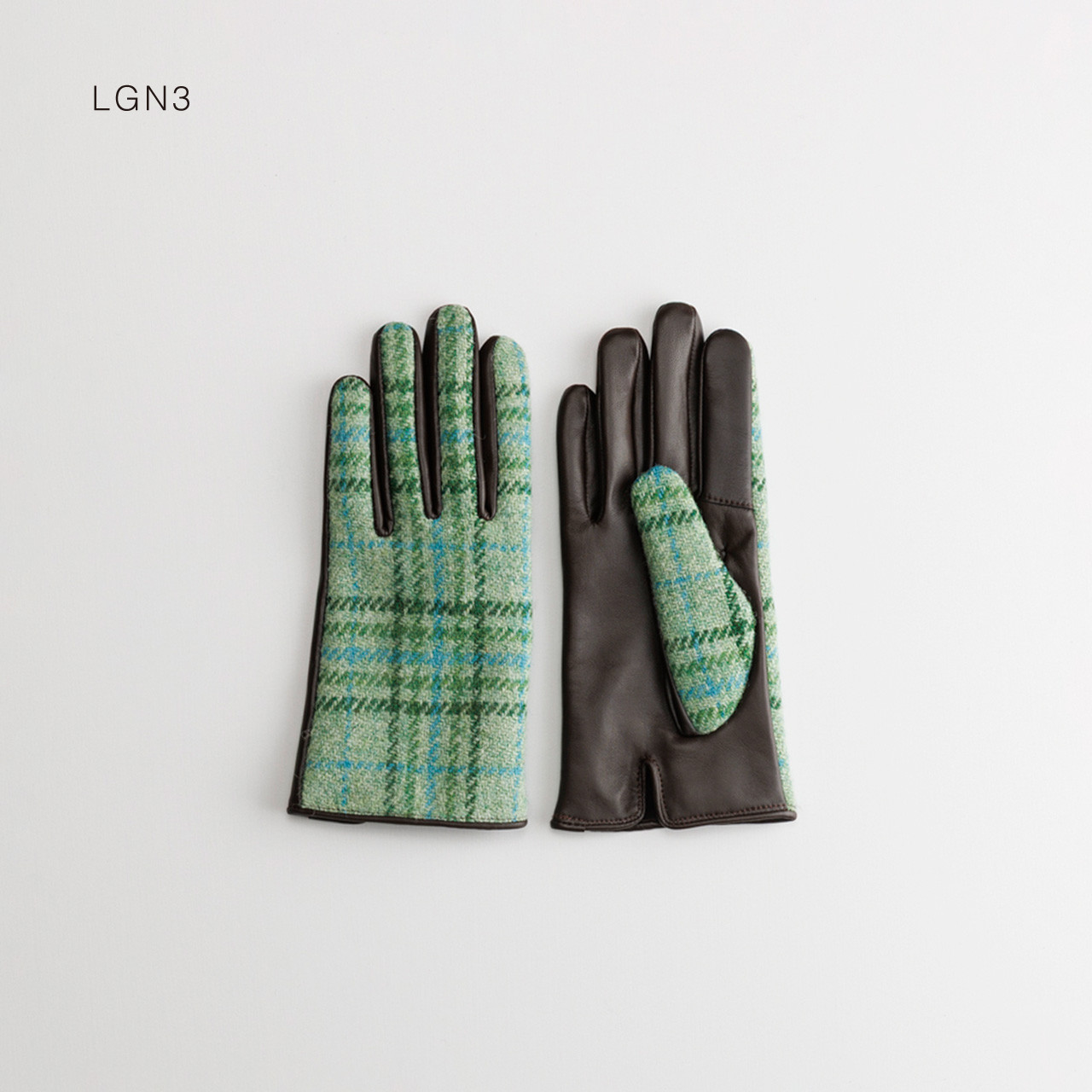 Harris Tweed グローブ/スクワラン加工・抗菌機能/タッチパネル対応【WOMEN】