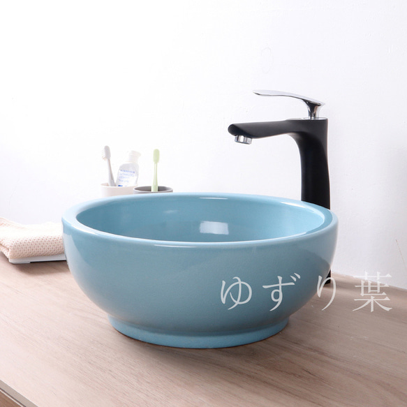 陶器の洗面器 手洗い 家庭用 便利・使いやすい 4枚目の画像