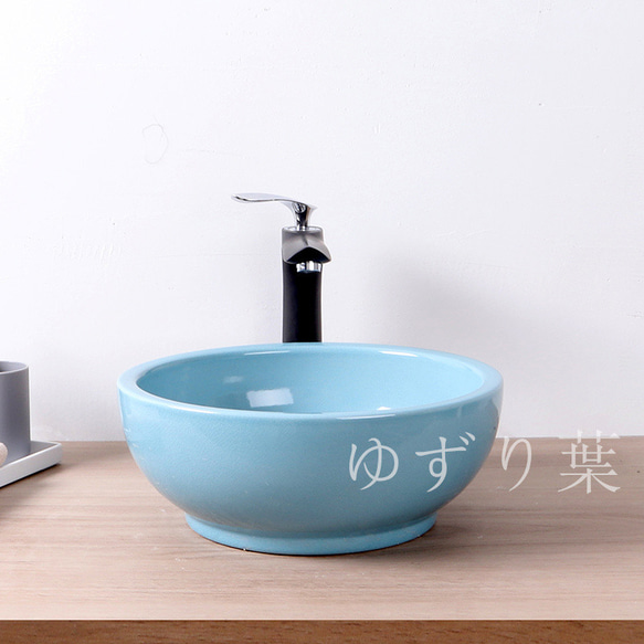 陶器の洗面器 手洗い 家庭用 便利・使いやすい 2枚目の画像