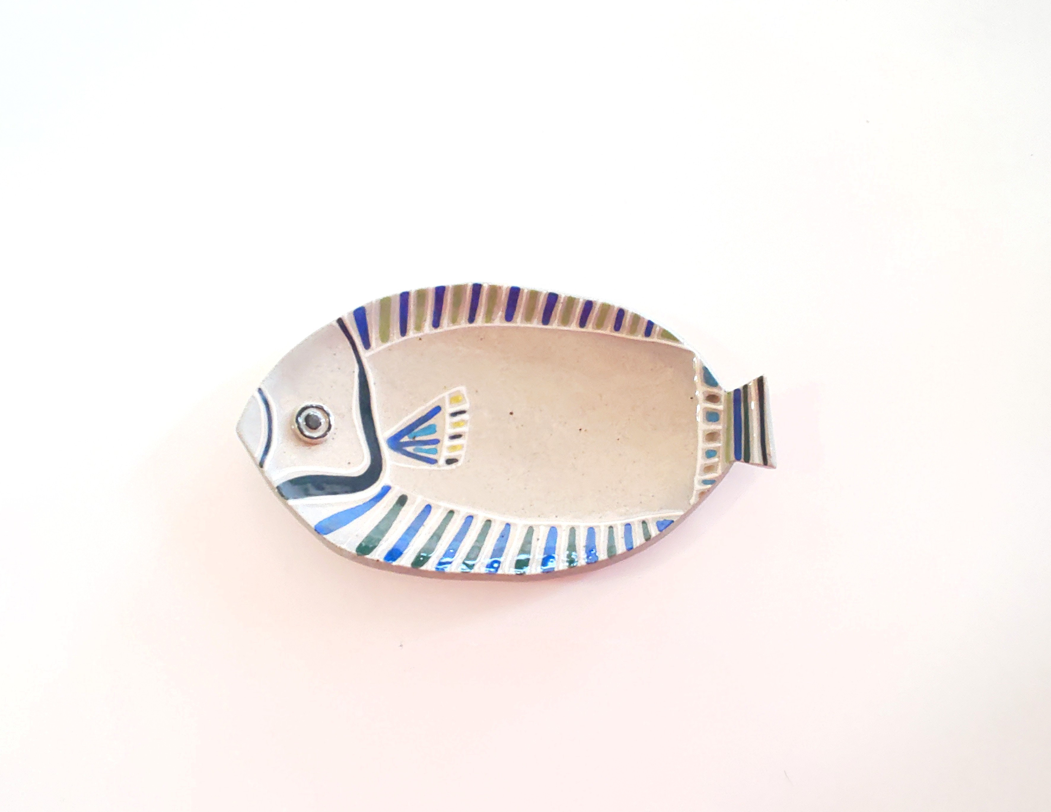 リモージュ魚のイラスト付き皿 6枚セット 6枚セット リモージュ