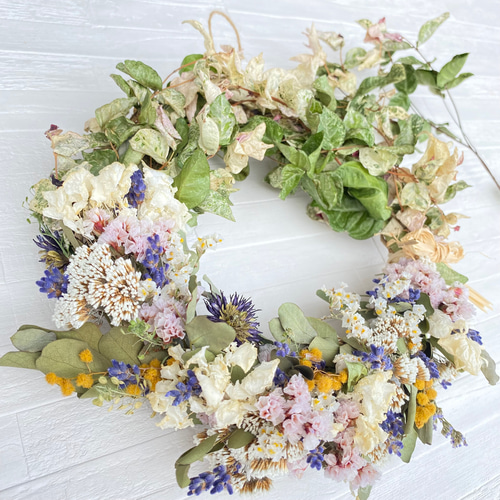 夏☀︎SALE！ユーカリと紫陽花のラベンダーカラーハーフリース　バラプルモルサ 夏☀︎SALE！ユーカリと紫陽花のラベンダーカラーハーフリース