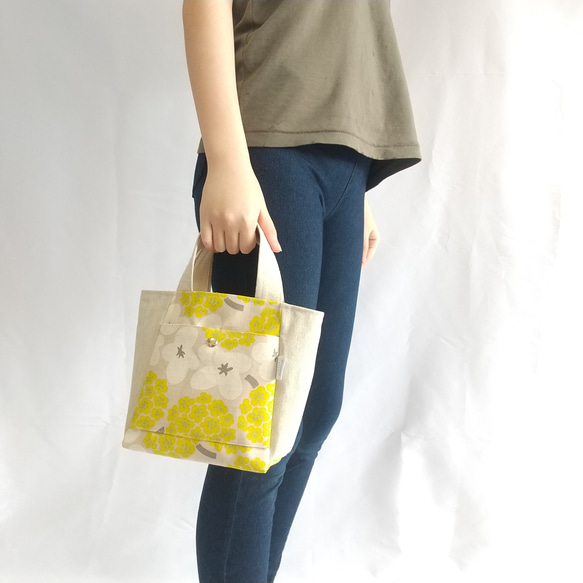 ちょっとそこまで小さめトートバッグ【カバン】 10枚目の画像