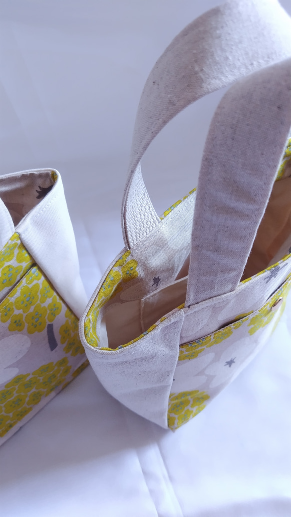 ちょっとそこまで小さめトートバッグ【カバン】 4枚目の画像