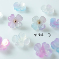 季節の花　小さなひと粒ピアス　桜OR紫陽花OR金木犀OR淡水パールの実　チタン 4枚目の画像