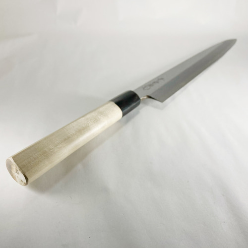 本家かね惣】柳刃 白鋼 霞 水牛柄 1尺（300mm） 包丁・ナイフ 本家かね