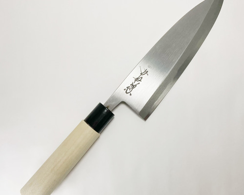 本家かね惣】出刃包丁 白鋼 プラ柄 6寸（180mm） 包丁・ナイフ