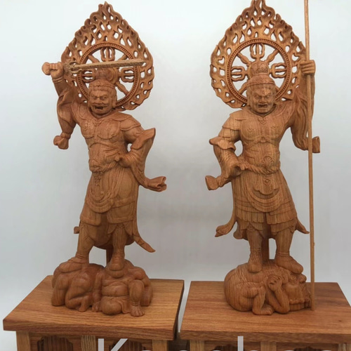 【修縁堂】最高級 木彫仏像 五大明王像一式 彫刻 一刀彫 天然木檜材 仏教工芸 修縁堂】最高級 木彫仏像 五大明王像一式 彫刻 一刀彫 天然木檜