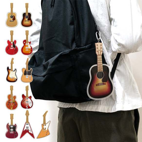 backnumber 別注ギターストラップ風バッグ セミカスタムset backnumber