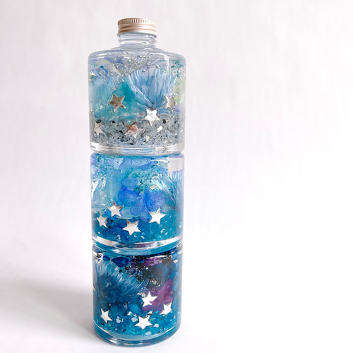 星空のハーバリウム Midnight Blue ハーバリウム・植物標本