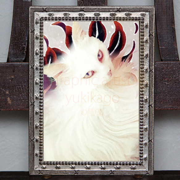 「七霧・なぎり」猫の肖像画 2枚目の画像