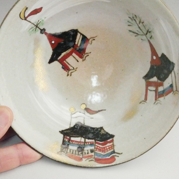 ◆商品番号　545 平茶碗　祇園祭　（与し三） 3枚目の画像