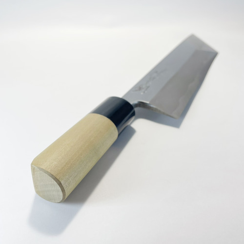 本家かね惣】鰻裂き包丁 青鋼 霞 水牛柄 8寸（240mm） 包丁