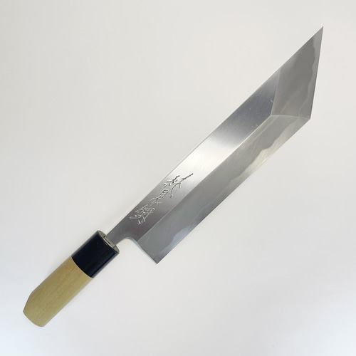 本家かね惣】鰻裂き包丁 青鋼 霞 水牛柄 8寸(240mm) 包丁 本家かね惣】鰻裂き包丁 青鋼 霞 水牛柄 8寸(240mm) 包丁