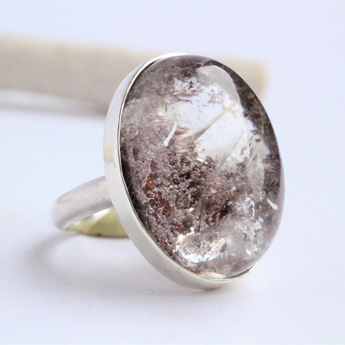 選べる ガーデンクォーツ Silver Ring 指輪・リング Rainbow Stone 