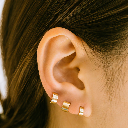 14K金 ゴールド 耳 鼻 軟骨 ニップル ヘリックス トラガス メンズ