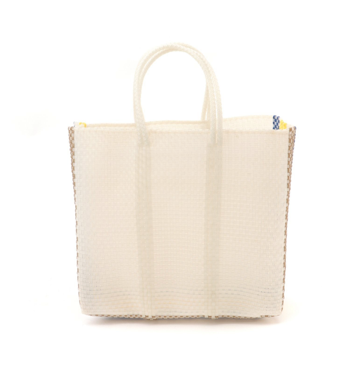 メルカドバッグ/ ホワイトサイドライン　M