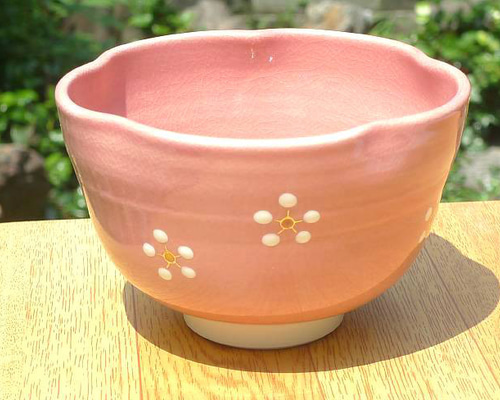 ◇商品番号 688 色絵 紅白梅抹茶碗 剛 茶碗・めし碗 松韻堂 通販