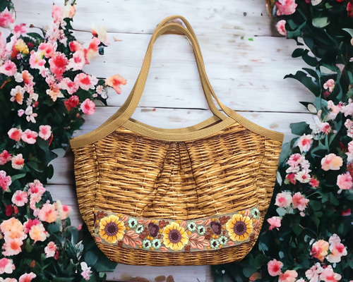 お花になったパティちゃん　ディジー　アンティークレース　リボン刺繍 50cm単位】 刺繍レース お花の 舞踏会 サイズ約21.5cm