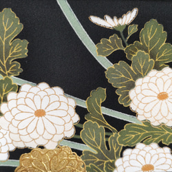 壁掛け　和風 かべ飾り　古布・白菊　NO.29 3枚目の画像