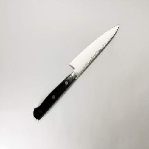 本家かね惣】ペティナイフ ステンレス鋼 VG5 4寸（120mm） 鎚目仕様