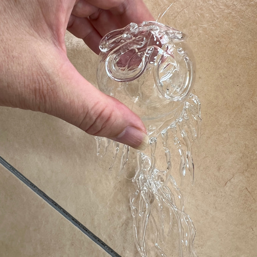 ガラスのクラゲ 立体・オブジェ Atelier Tunoda 通販 14254539｜Creema