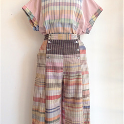 伝統織物のトップブランド塩沢織(塩沢紬)の洋服（マリンパンツ） 9枚目の画像