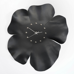 【Preserved-flower】革花時計 プリザーブドフラワー　一枚革 2枚目の画像