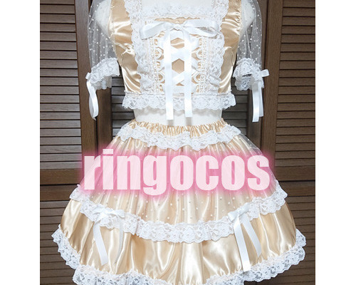 Amazon.co.jp: [HIRA] アイドル衣装 ピンク×白 編み上げリボン