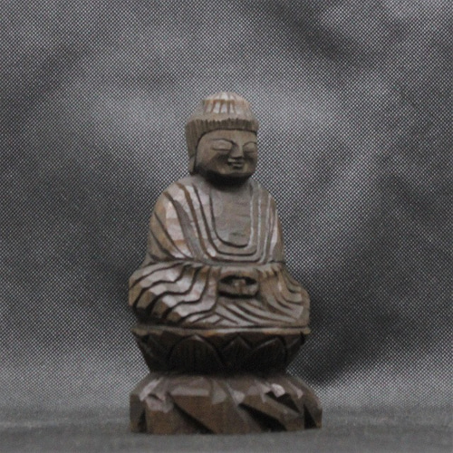阿弥陀如来坐像(15cm an6423)仏像 円空仏 摸刻 木彫 112fca901cf68c6150f88425ba7931