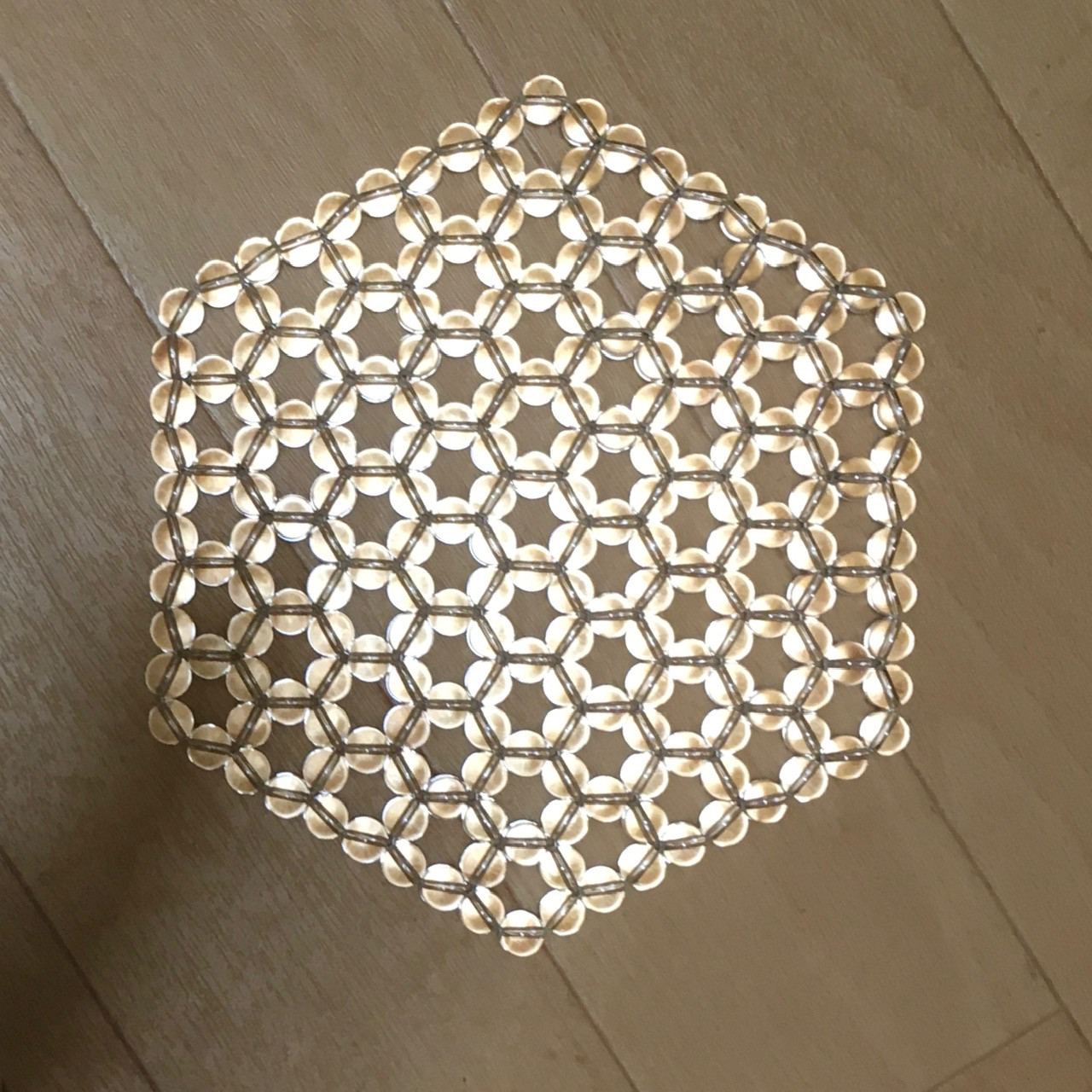 【受注作品】ヘキサゴンマット特大