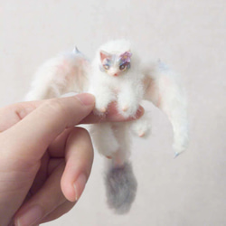 【星乃坂キラリ☆工房】アートドール　ハンドメイドぬいぐるみ　幻獣☆ ぬいぐるみ✽ハンドメイド アートドール 幻獣 ぬいぐるみ 兎兎 通販