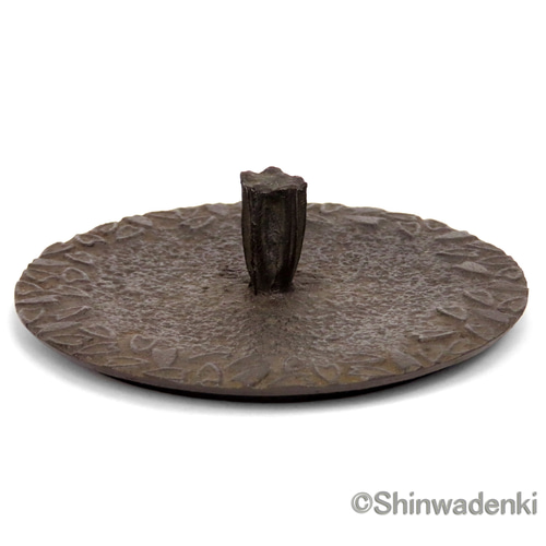 南部鉄器 鉄瓶 岩戸賢一郎作 平丸小桜1.2L 内面漆焼付・酸化被膜