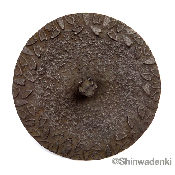 南部鐵器 鐵瓶 手工鐵壺 岩戶賢一郎 平丸小櫻1.2L 日本製 第4張的照片