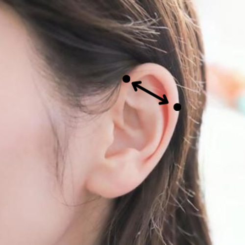 マグネット式 インダストリアル 14G フェイクピアス インダス 地雷系