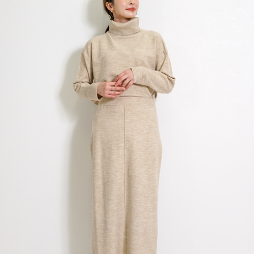 SALE】ウール混 ニットセットアップ スカートver. セットアップ