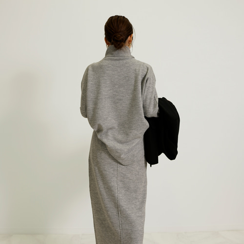 SALE】ウール混 ニットセットアップ スカートver. セットアップ