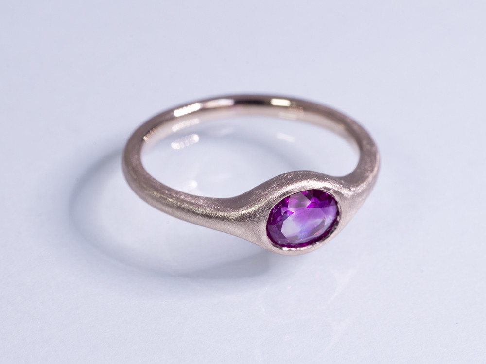 Ruby0.66ct K18PG  Ring