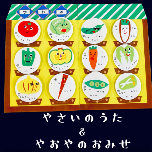 王道のやさいのうた♪カードシアター やさいのうた&やおやのおみせ カードシアター 雑貨・その他 KOHA