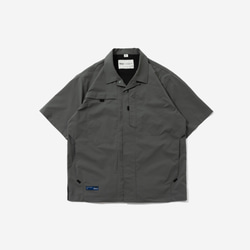 TMCAZ Open Collar Shirt[灰綠色] 山系城市輕機能風戶外多口袋輕速幹短袖襯衫 第15張的照片