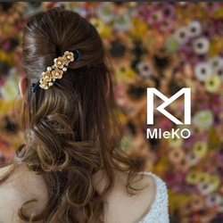 MIeko クロスクリップ　髪留め 5枚目の画像