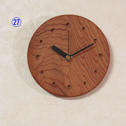 天然木【杉】木製時計（掛け時計） 9枚目の画像