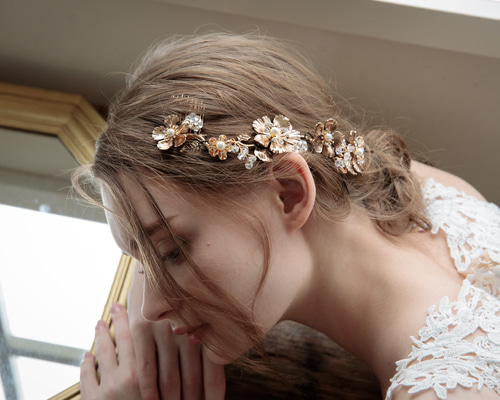 ☆希少 美品60'アメリカヴィンテージヘッドドレス成人式結婚式