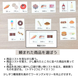 おつかいでお金のおけいこ　知育玩具　知育教材　お金　教材　療育　特別支援教育　発達支援 2枚目の画像