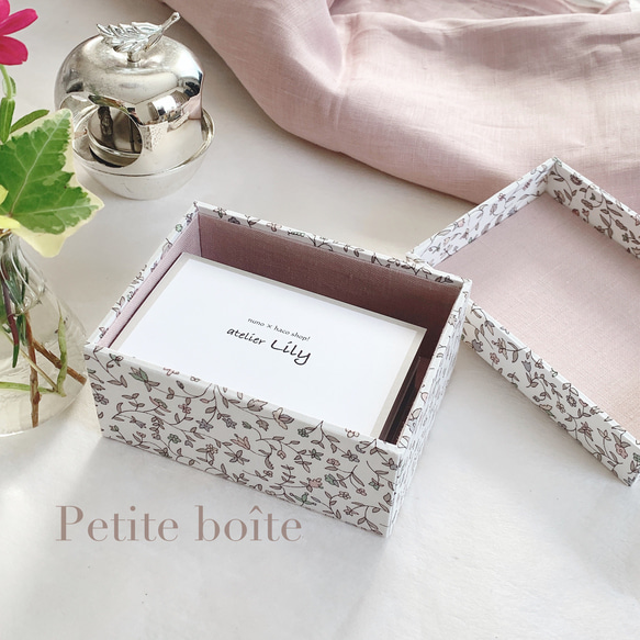 ❤︎ Petite boîte~名刺サイズの箱~カードケース~輸入リバティ ベッツィ 13枚目の画像