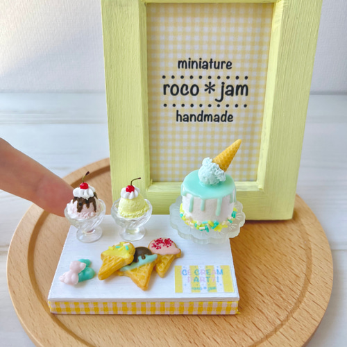 ミニチュア＊アイスクリームパーティー！ その他インテリア雑貨 roco