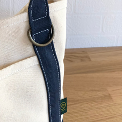 《受注製作》"osanpo bag" kinari × navy 母の日プレゼントにおすすめ 5枚目の画像