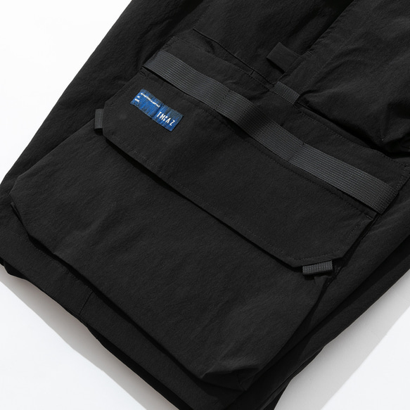 TMCAZ 3D Pocket Utility Shorts [ブラック] アウトドア 立体マルチポケット ショーツ マウンテン 20枚目の画像